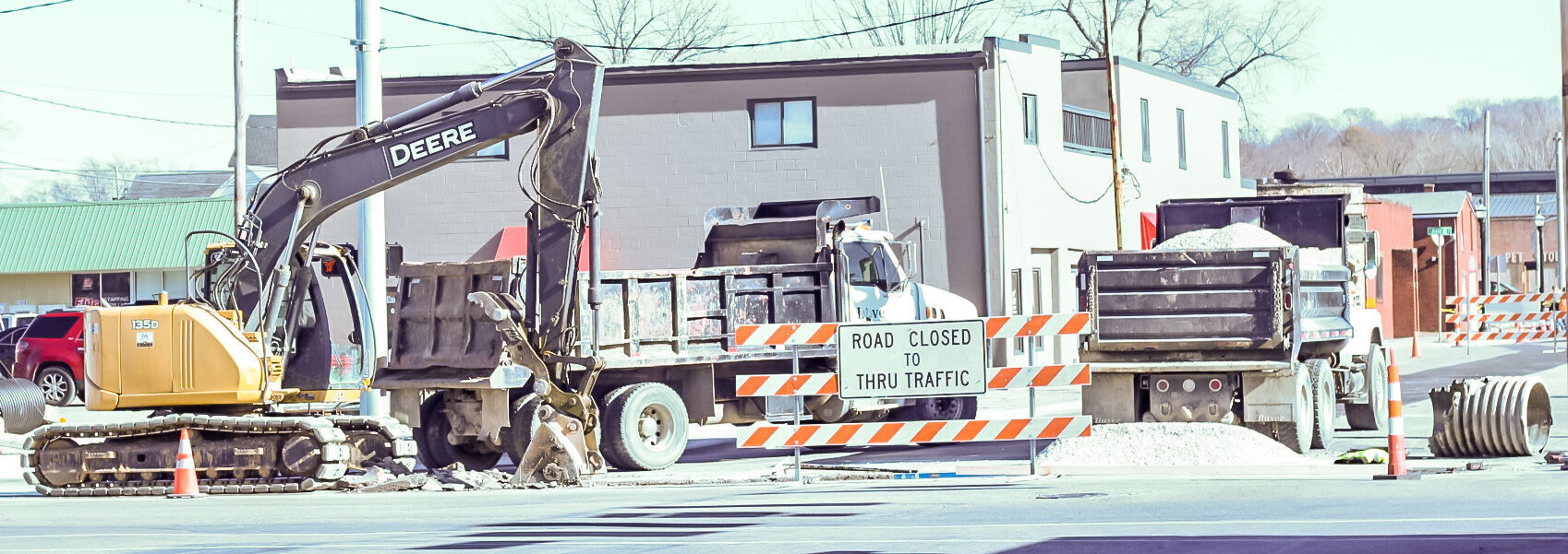 Construction on Third and Newton